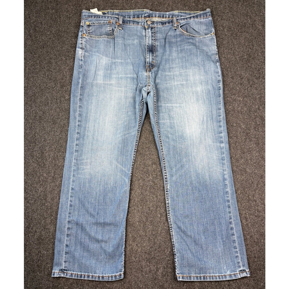 Levis 559 Relaxed Straight Jeans Mens 42x30 Blue Medium Wash Denim 00559-0384